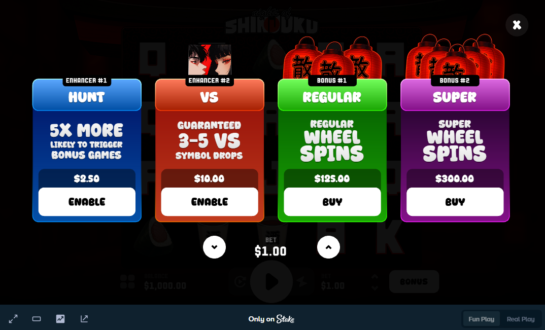 Nights of Shinjuku Bonus Rounds